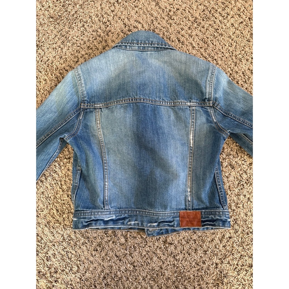 Abercombie & Fitch Women's Denim Jean Jacket Size XS - Picture 8 of 11